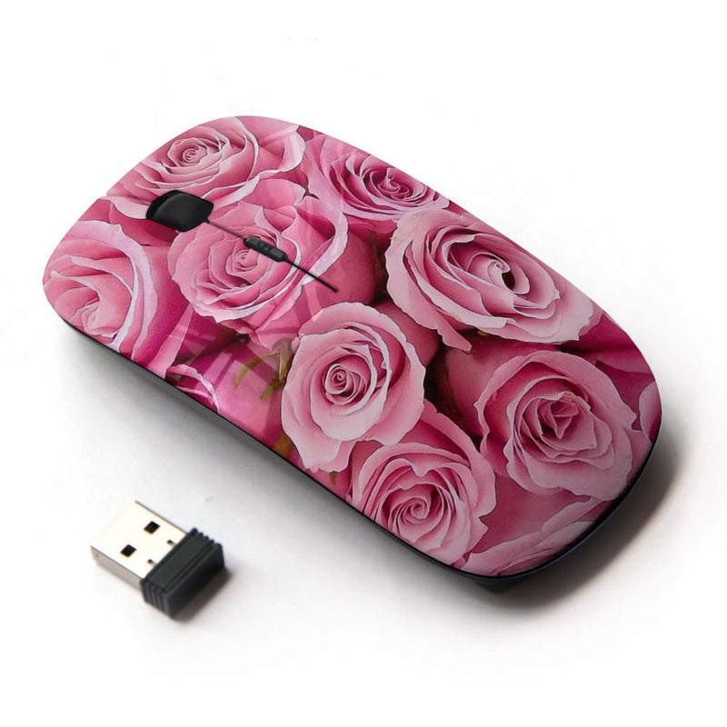 KOOLmouse [ Optical 2.4G Wireless Mouse [ Roses Valentines Love Pink Girlfriend Spring ] - Image 1